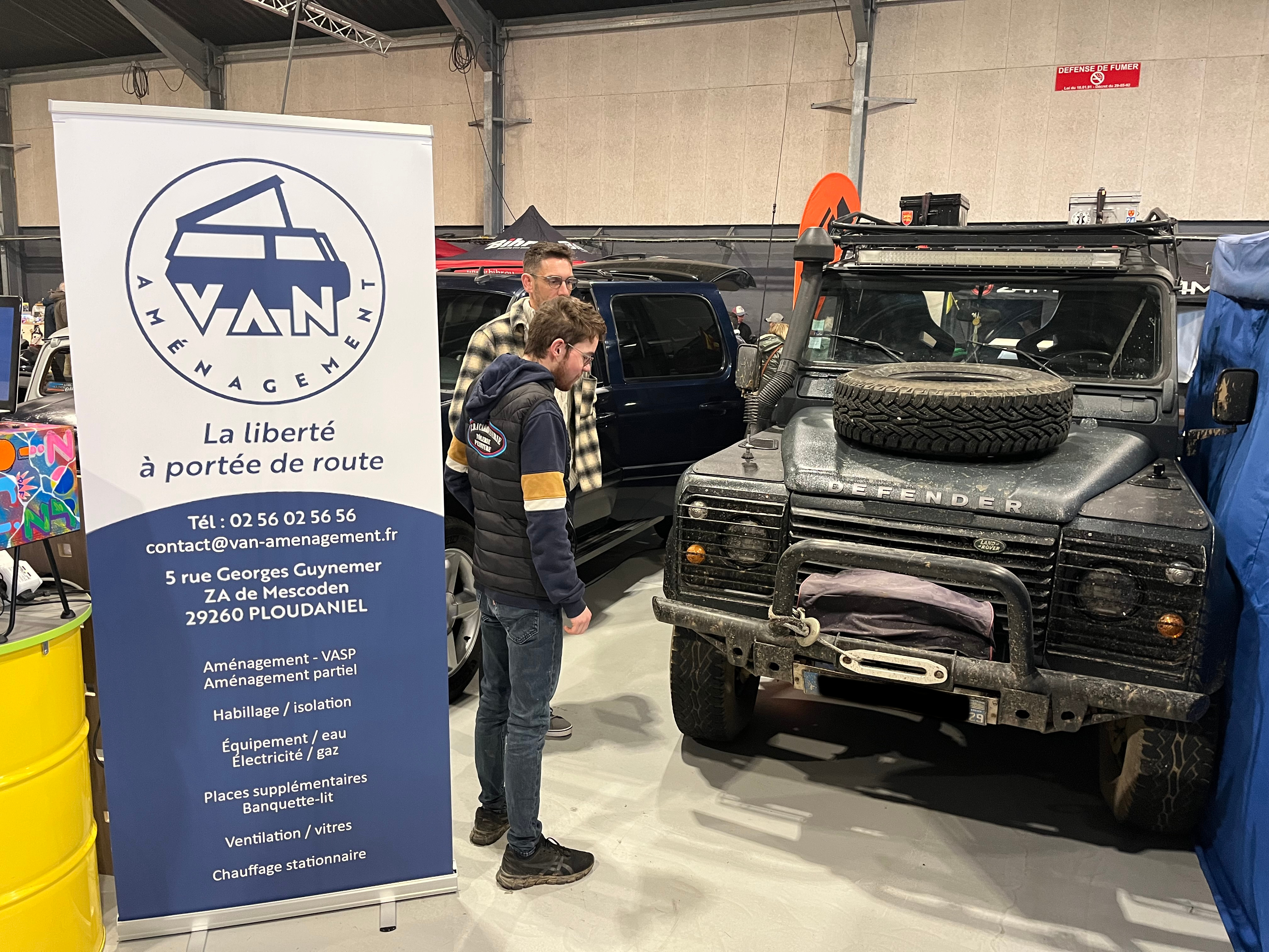 Van aménagement expose à Breizh Motors Event